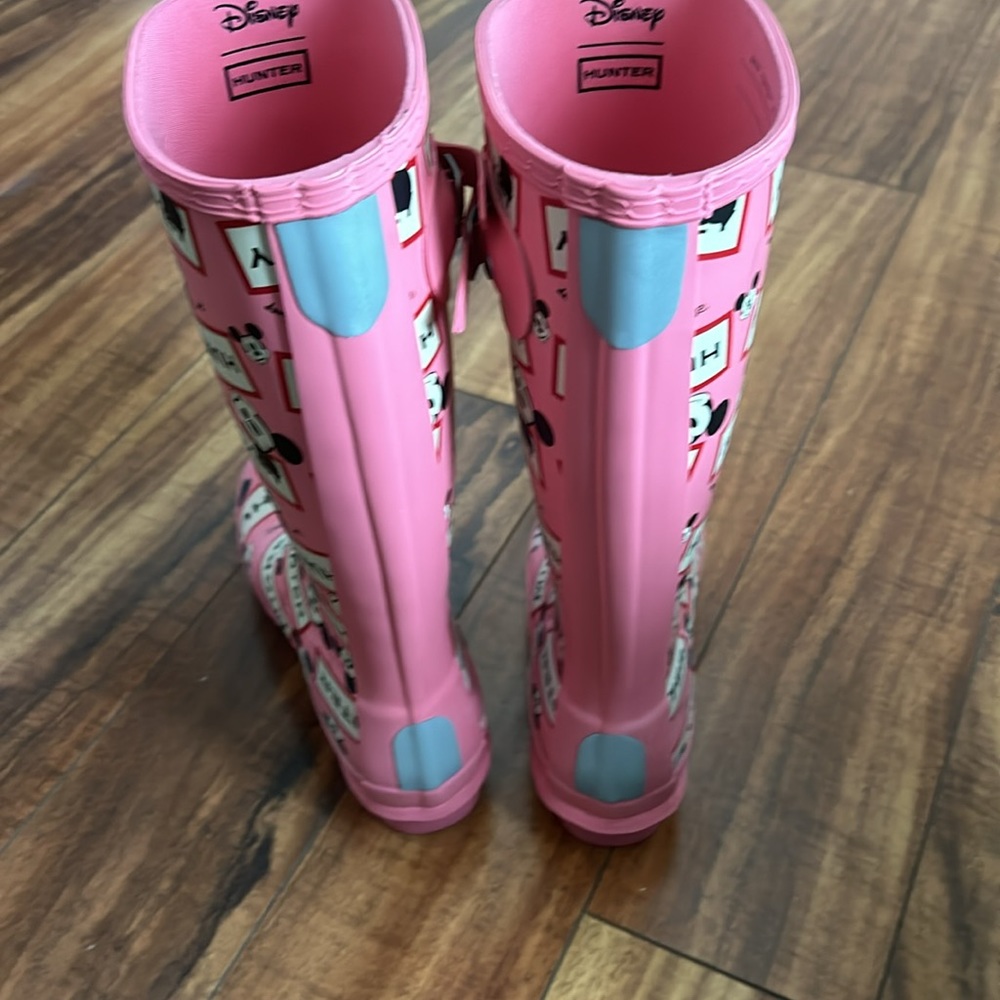 Worn once Mickey Hunter Boots size 5B/6G - Picture 5 of 9